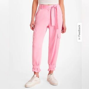 Express Pink Women's Cargo Pants